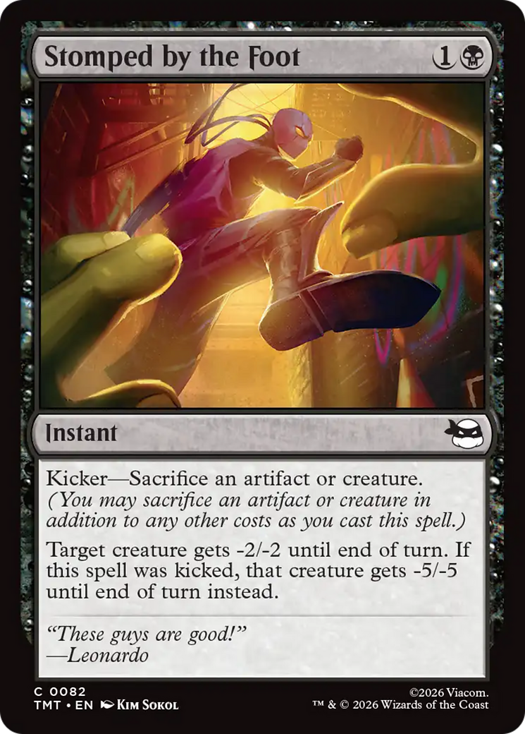 Stomped by the Foot [Teenage Mutant Ninja Turtles] | Card Merchant Takapuna