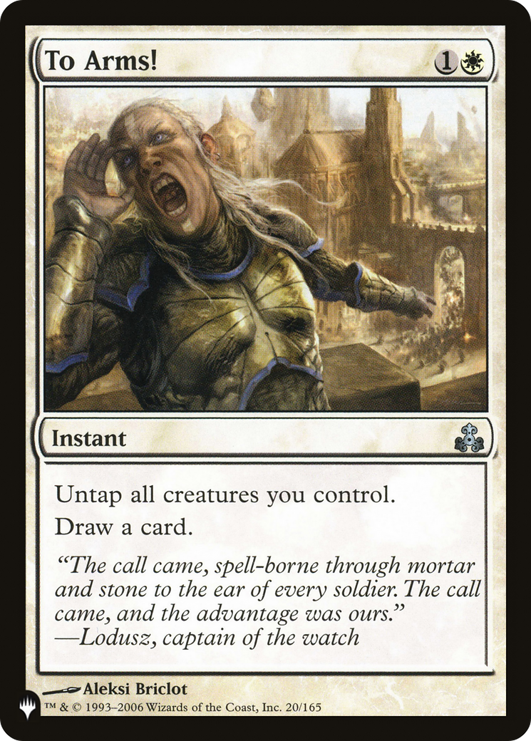 To Arms! [The List] | Card Merchant Takapuna