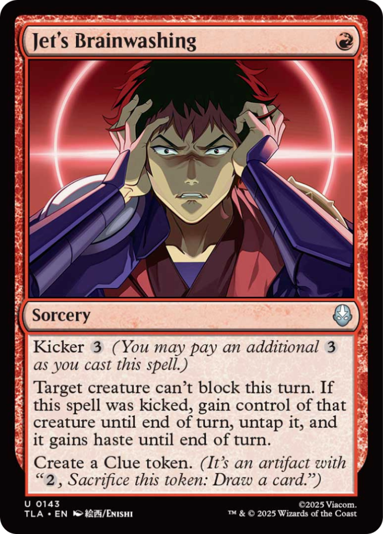 Jet's Brainwashing [Avatar: The Last Airbender] | Card Merchant Takapuna