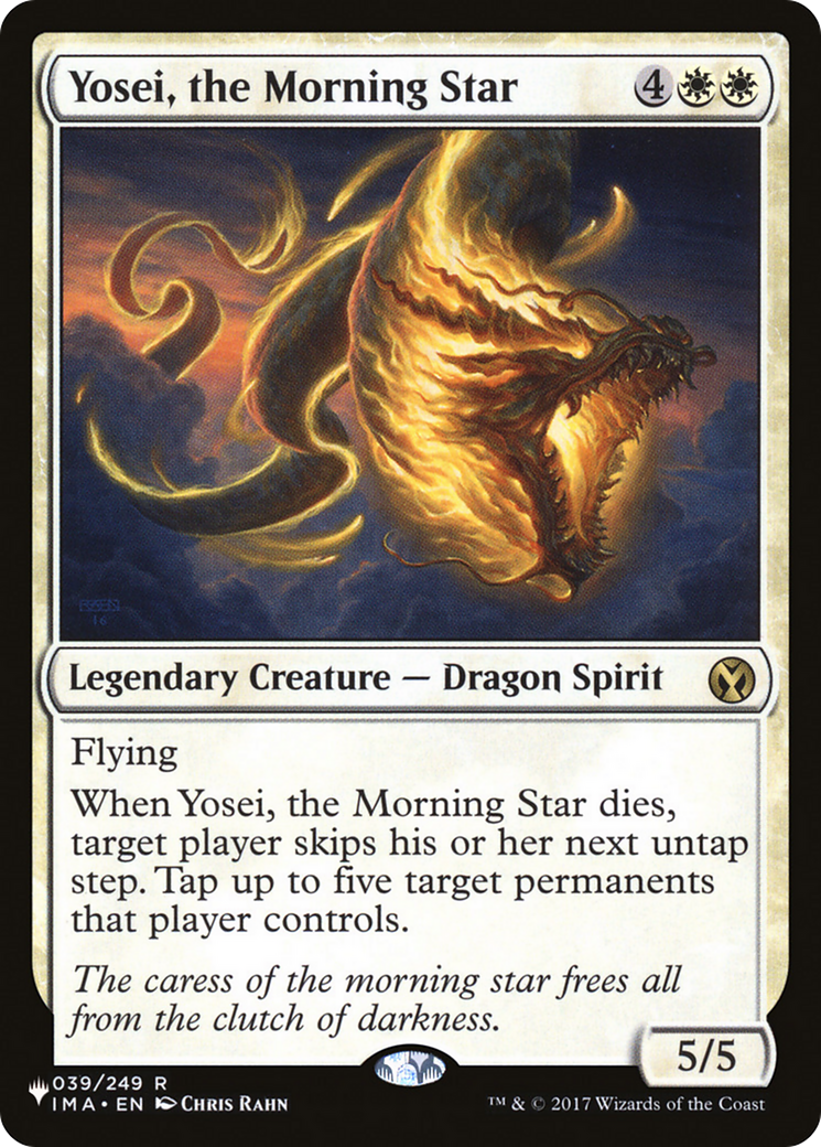 Yosei, the Morning Star [The List] | Card Merchant Takapuna