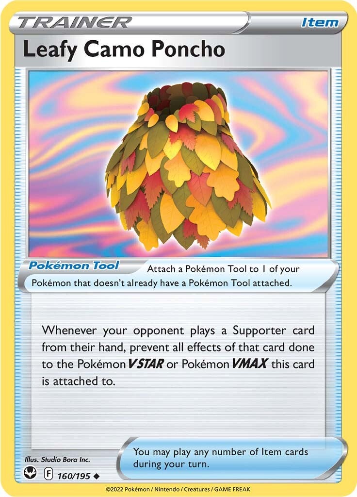 Leafy Camo Poncho (160/195) [Sword & Shield: Silver Tempest] | Card Merchant Takapuna