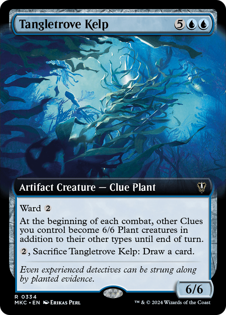 Tangletrove Kelp (Extended Art) [Murders at Karlov Manor Commander] | Card Merchant Takapuna