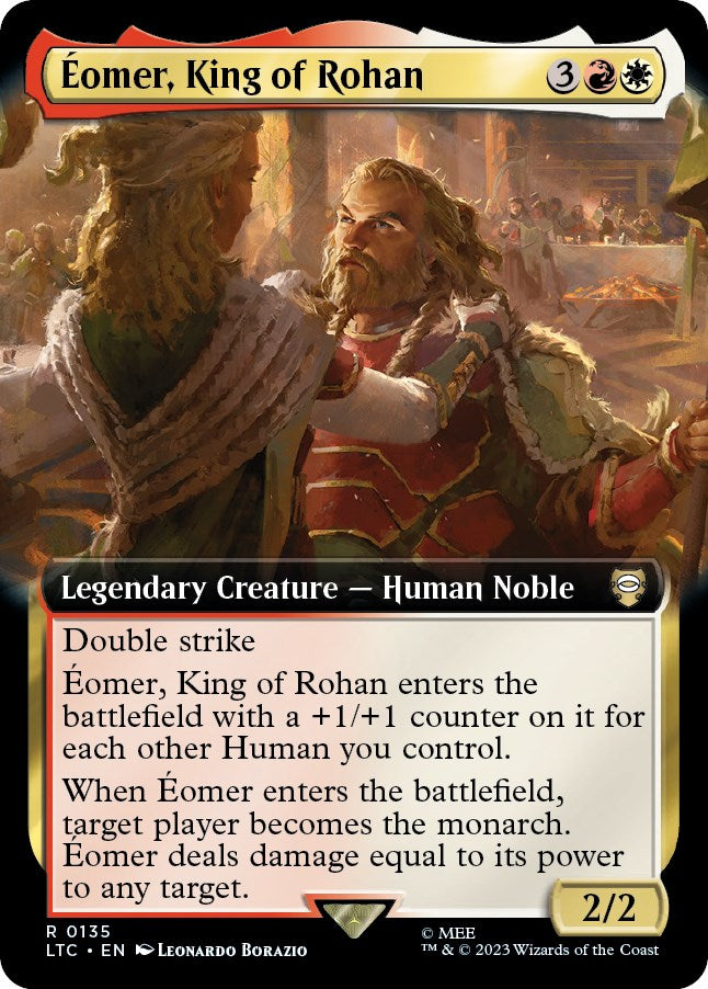 Eomer, King of Rohan (Extended Art) [The Lord of the Rings: Tales of Middle-Earth Commander] | Card Merchant Takapuna