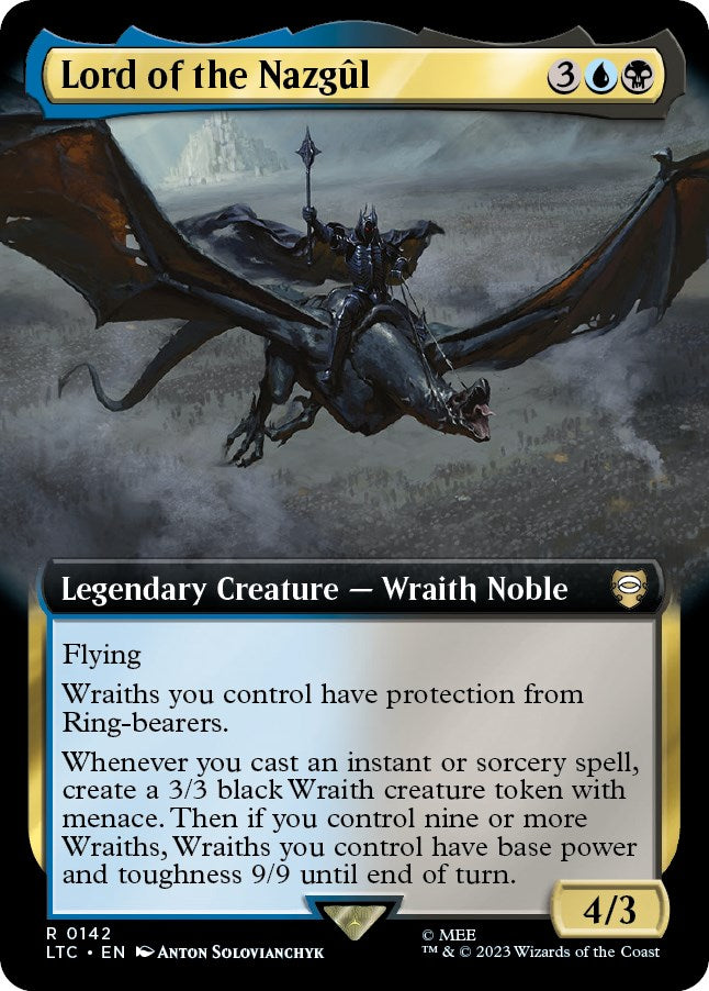 Lord of the Nazgul (Extended Art) [The Lord of the Rings: Tales of Middle-Earth Commander] | Card Merchant Takapuna