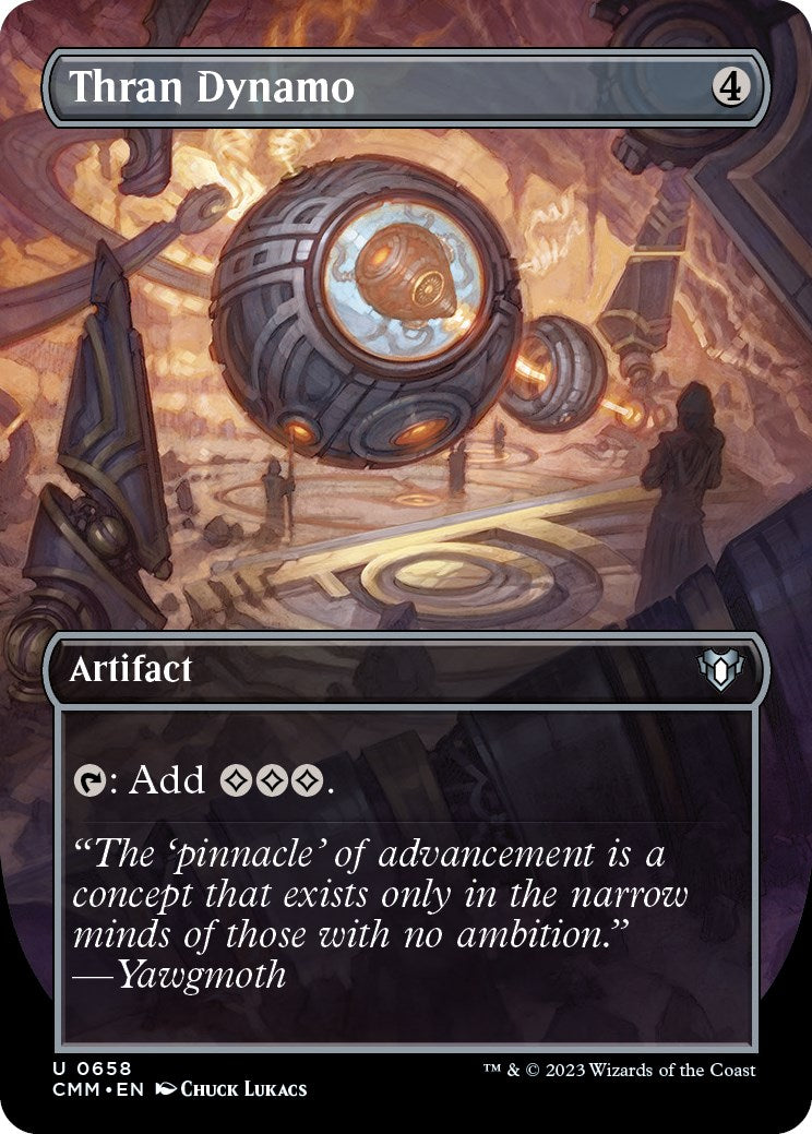Thran Dynamo (Borderless Alternate Art) [Commander Masters] | Card Merchant Takapuna