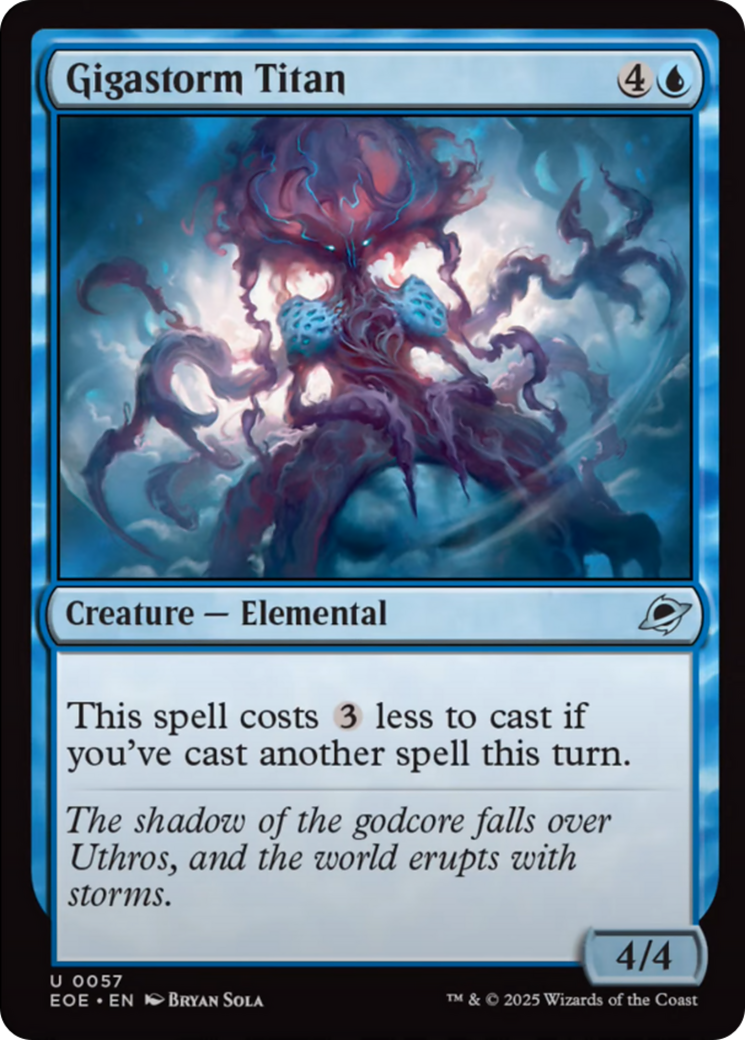 Gigastorm Titan [Edge of Eternities] | Card Merchant Takapuna