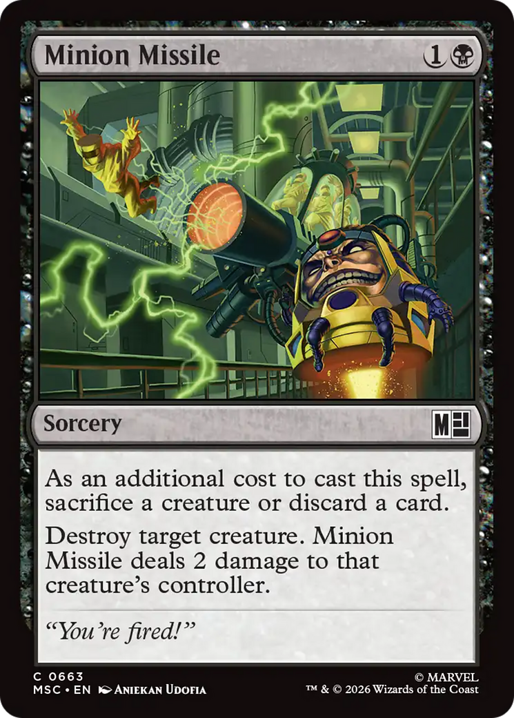 Minion Missile [Marvel Super Heroes Commander] | Card Merchant Takapuna