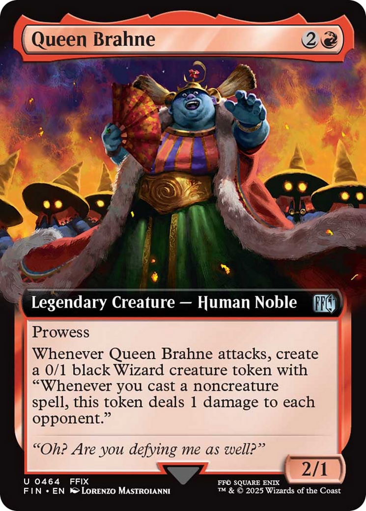 Queen Brahne (Extended Art) [FINAL FANTASY] | Card Merchant Takapuna