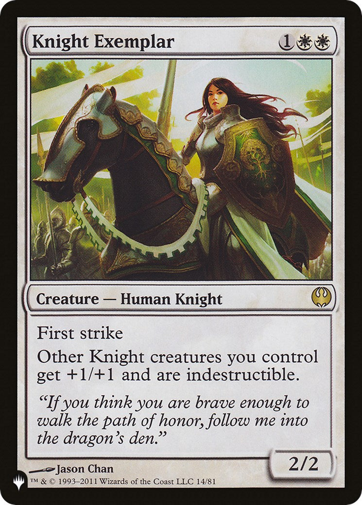 Knight Exemplar (14) [The List] | Card Merchant Takapuna