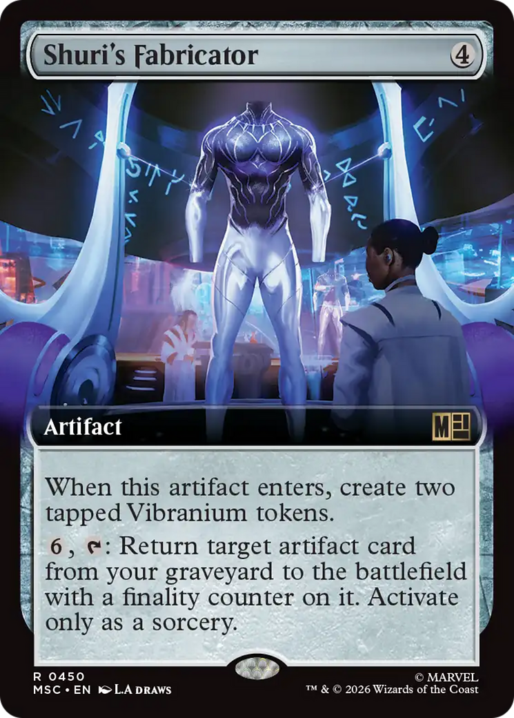 Shuri's Fabricator (Extended Art) [Marvel Super Heroes Commander] | Card Merchant Takapuna