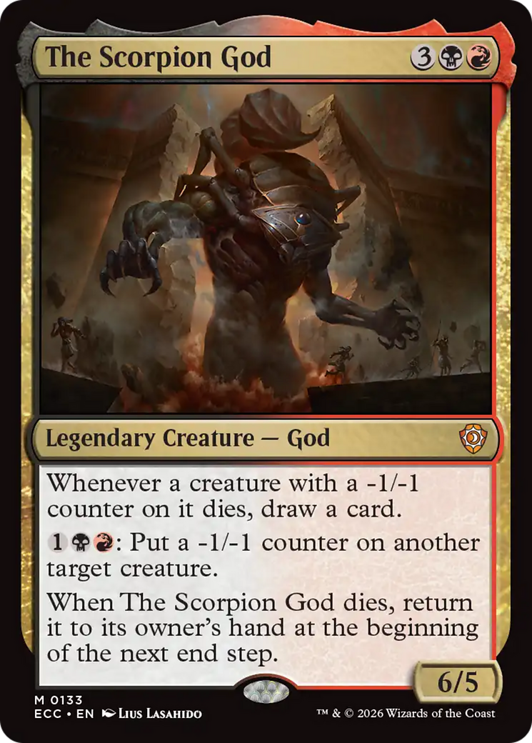 The Scorpion God [Lorwyn Eclipsed Commander] | Card Merchant Takapuna