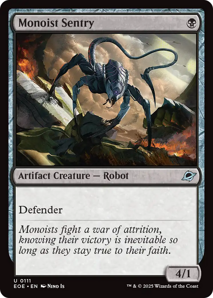 Monoist Sentry [Edge of Eternities] | Card Merchant Takapuna