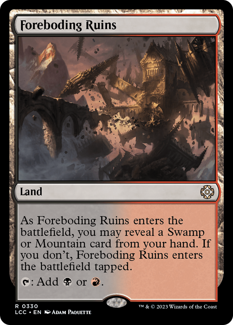 Foreboding Ruins [The Lost Caverns of Ixalan Commander] | Card Merchant Takapuna