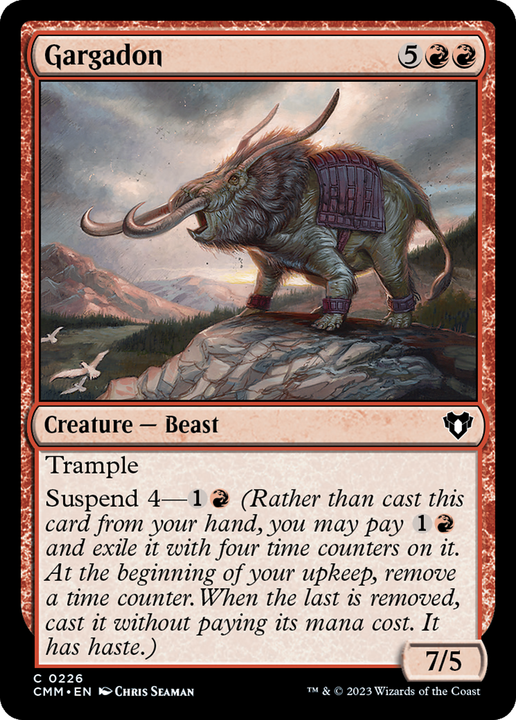 Gargadon [Commander Masters] | Card Merchant Takapuna