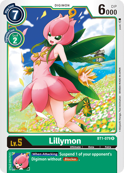 Lillymon [BT1-079] [Release Special Booster Ver.1.0] | Card Merchant Takapuna