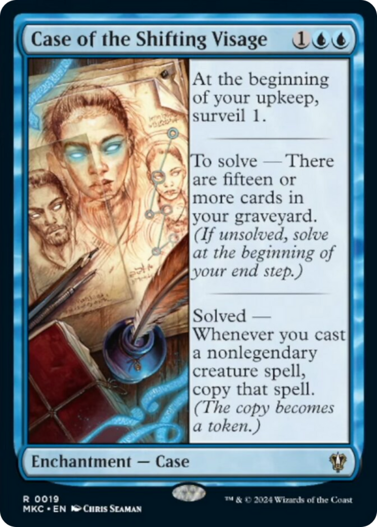 Case of the Shifting Visage [Murders at Karlov Manor Commander] | Card Merchant Takapuna