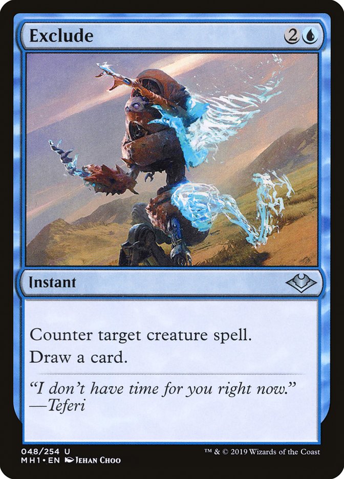 Exclude [Modern Horizons] | Card Merchant Takapuna