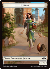 Human // Rat Double-Sided Token [Tarkir: Dragonstorm Commander Tokens] | Card Merchant Takapuna