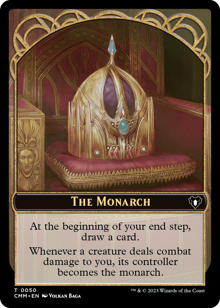 The Monarch // Spider Double-Sided Token [Commander Masters Tokens] | Card Merchant Takapuna