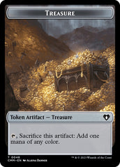 Treasure // Rat Double-Sided Token [Commander Masters Tokens] | Card Merchant Takapuna