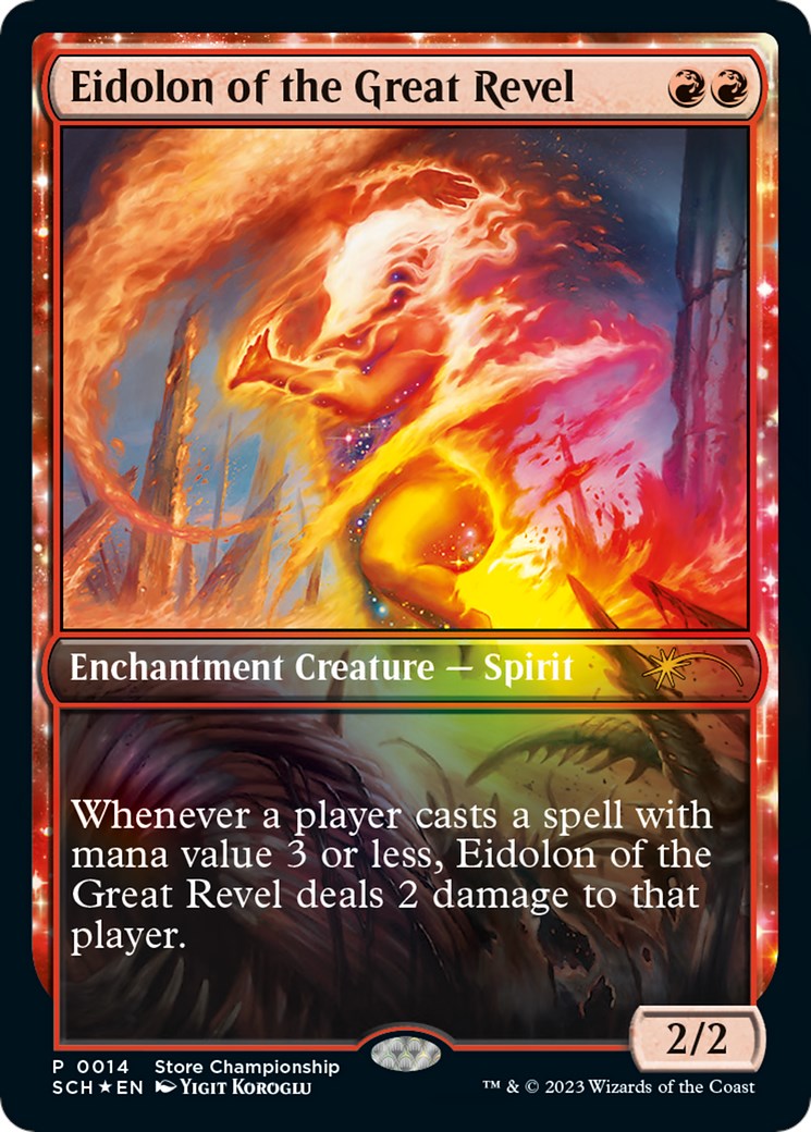 Eidolon of the Great Revel [Store Championships 2023] | Card Merchant Takapuna