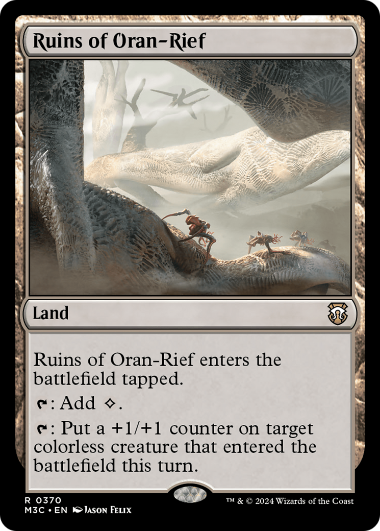 Ruins of Oran-Rief (Ripple Foil) [Modern Horizons 3 Commander] | Card Merchant Takapuna