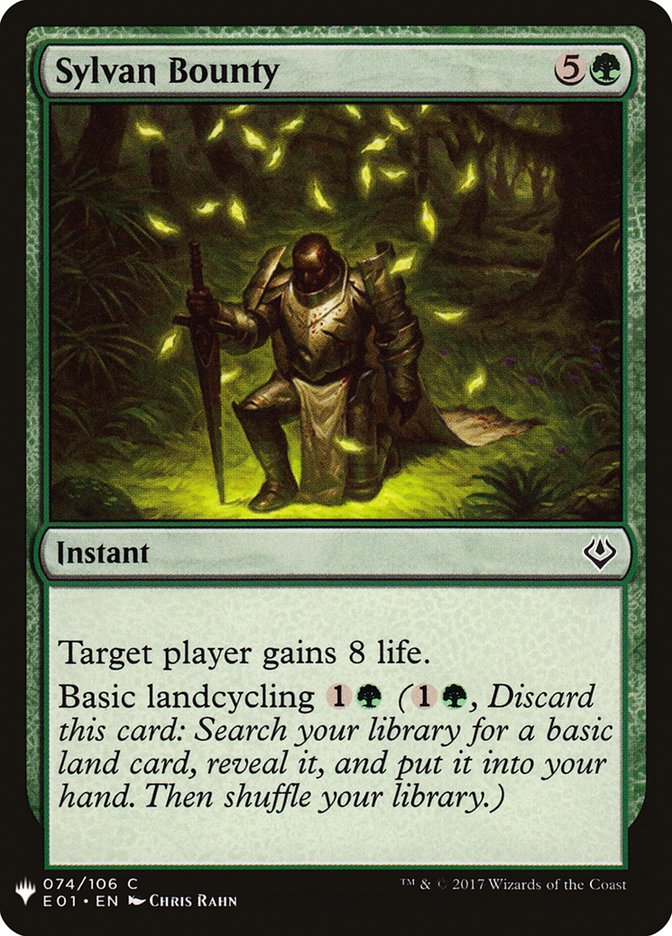 Sylvan Bounty [Mystery Booster] | Card Merchant Takapuna