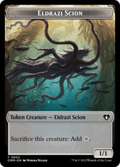 Eldrazi Scion // Dragon (0020) Double-Sided Token [Commander Masters Tokens] | Card Merchant Takapuna