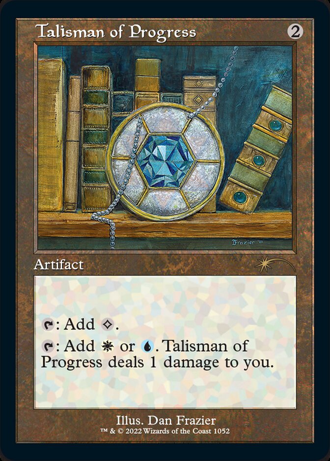 Talisman of Progress (Foil Etched) [Secret Lair Drop Series] | Card Merchant Takapuna