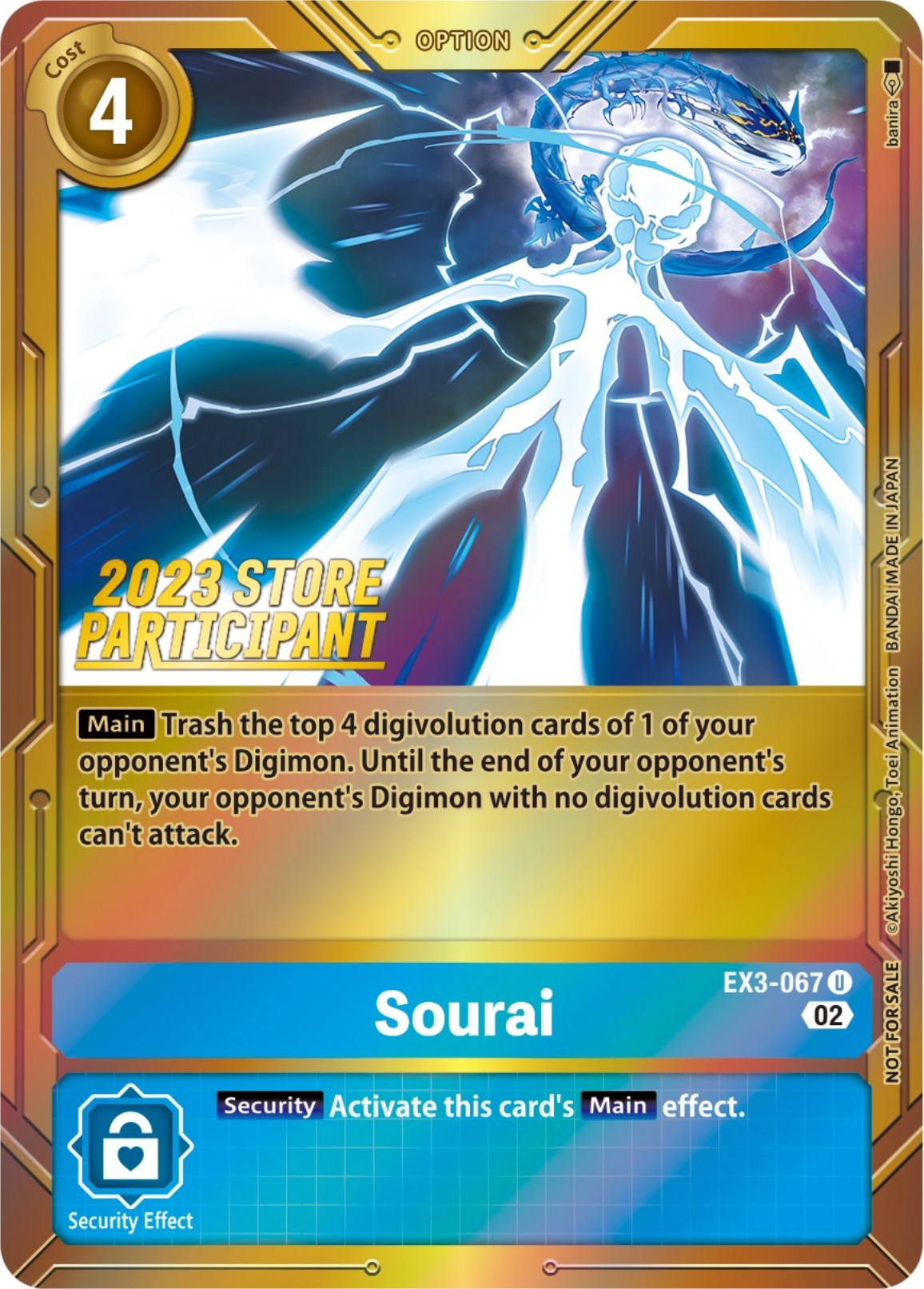 Sourai (2023 Store Participant) [Draconic Roar] | Card Merchant Takapuna
