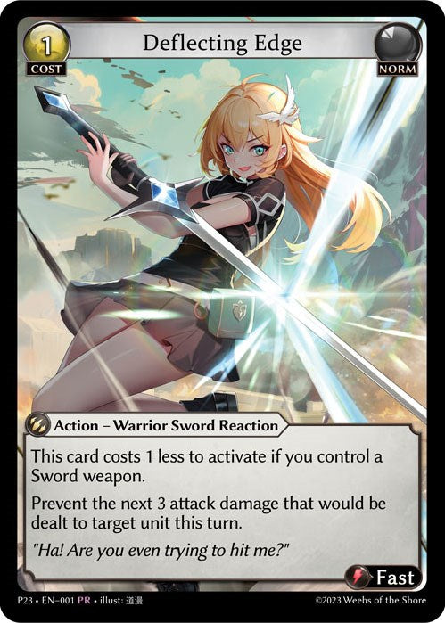 Deflecting Edge (080) [Promotional Cards] | Card Merchant Takapuna