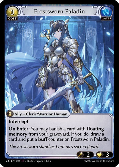 Frostsworn Paladin (002) [Promotional Cards] | Card Merchant Takapuna