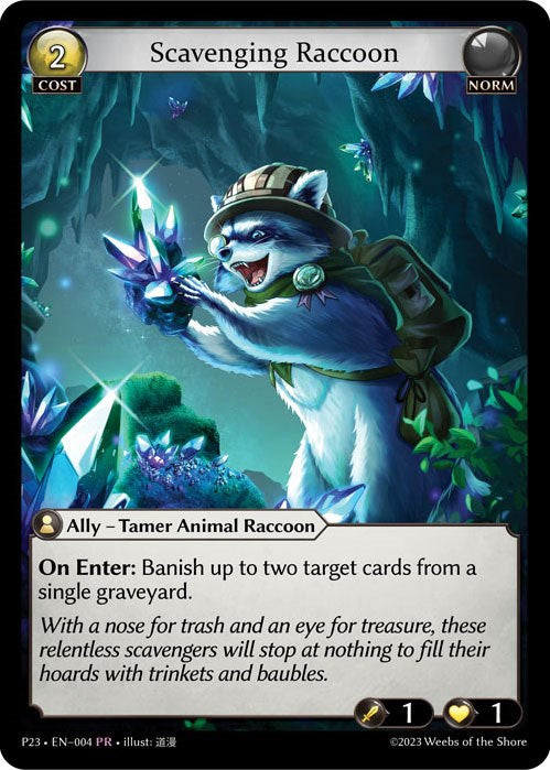 Scavenging Raccoon (004) [Promotional Cards] | Card Merchant Takapuna