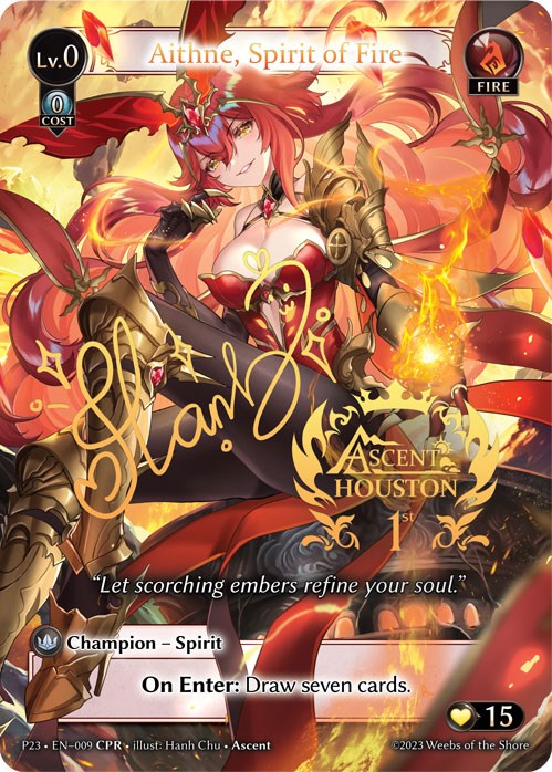 Aithne, Spirit of Fire (CPR) (009) [Promotional Cards] | Card Merchant Takapuna