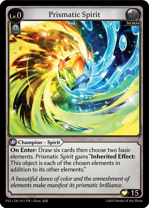Prismatic Spirit (011) [Promotional Cards] | Card Merchant Takapuna
