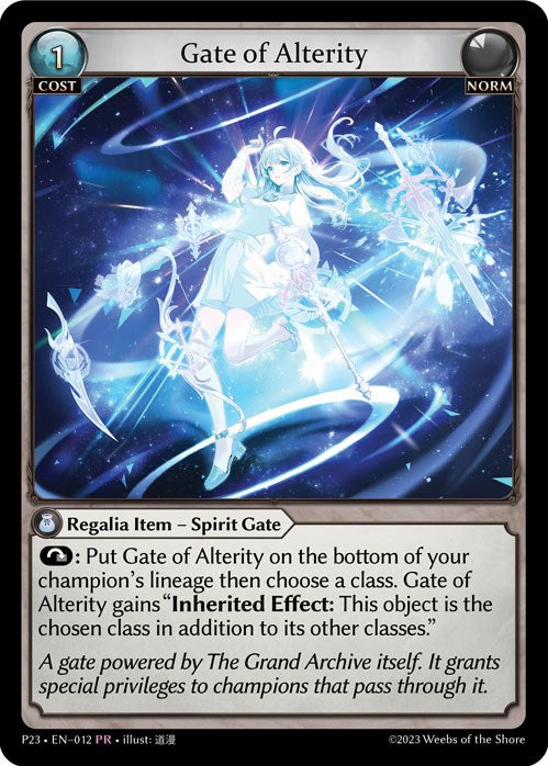 Gate of Alterity (012) [Promotional Cards] | Card Merchant Takapuna