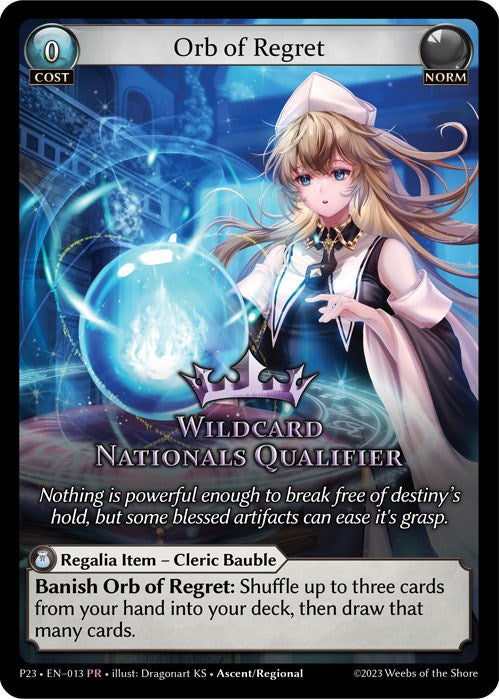 Orb of Regret (013) [Promotional Cards] | Card Merchant Takapuna