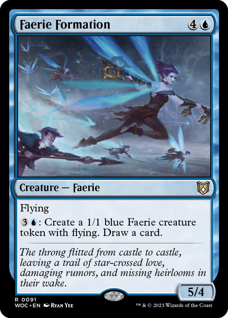 Faerie Formation [Wilds of Eldraine Commander] | Card Merchant Takapuna