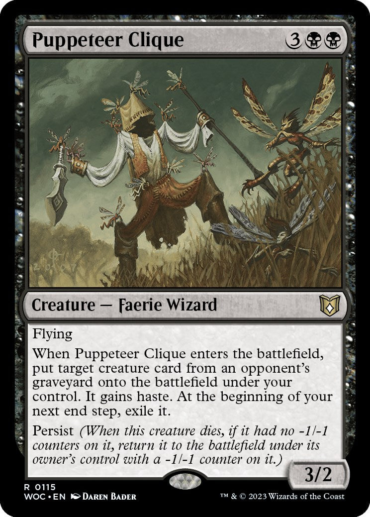 Puppeteer Clique [Wilds of Eldraine Commander] | Card Merchant Takapuna