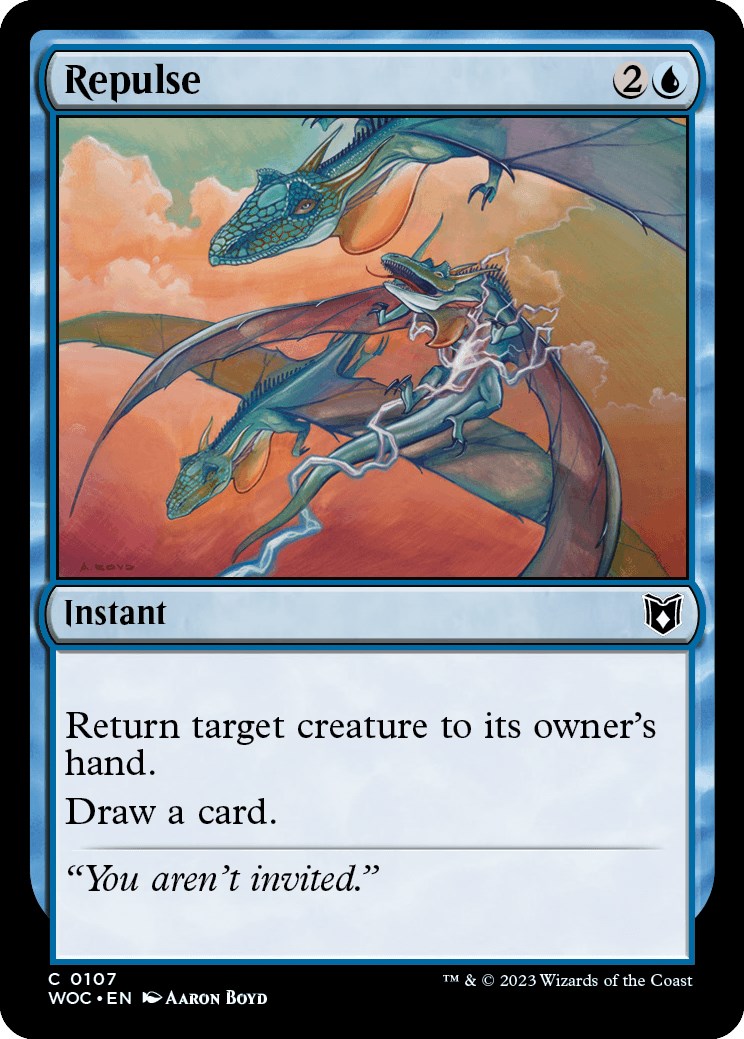 Repulse [Wilds of Eldraine Commander] | Card Merchant Takapuna