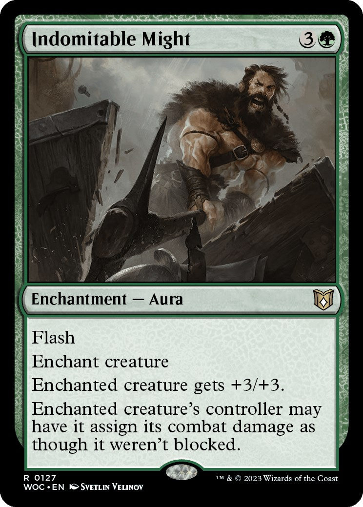 Indomitable Might [Wilds of Eldraine Commander] | Card Merchant Takapuna
