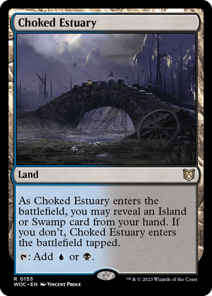 Choked Estuary [Wilds of Eldraine Commander] | Card Merchant Takapuna
