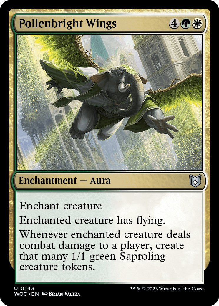 Pollenbright Wings [Wilds of Eldraine Commander] | Card Merchant Takapuna
