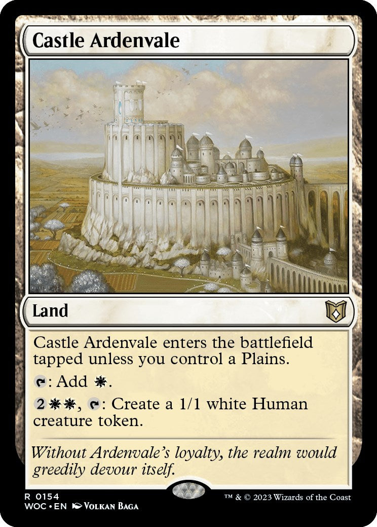 Castle Ardenvale [Wilds of Eldraine Commander] | Card Merchant Takapuna