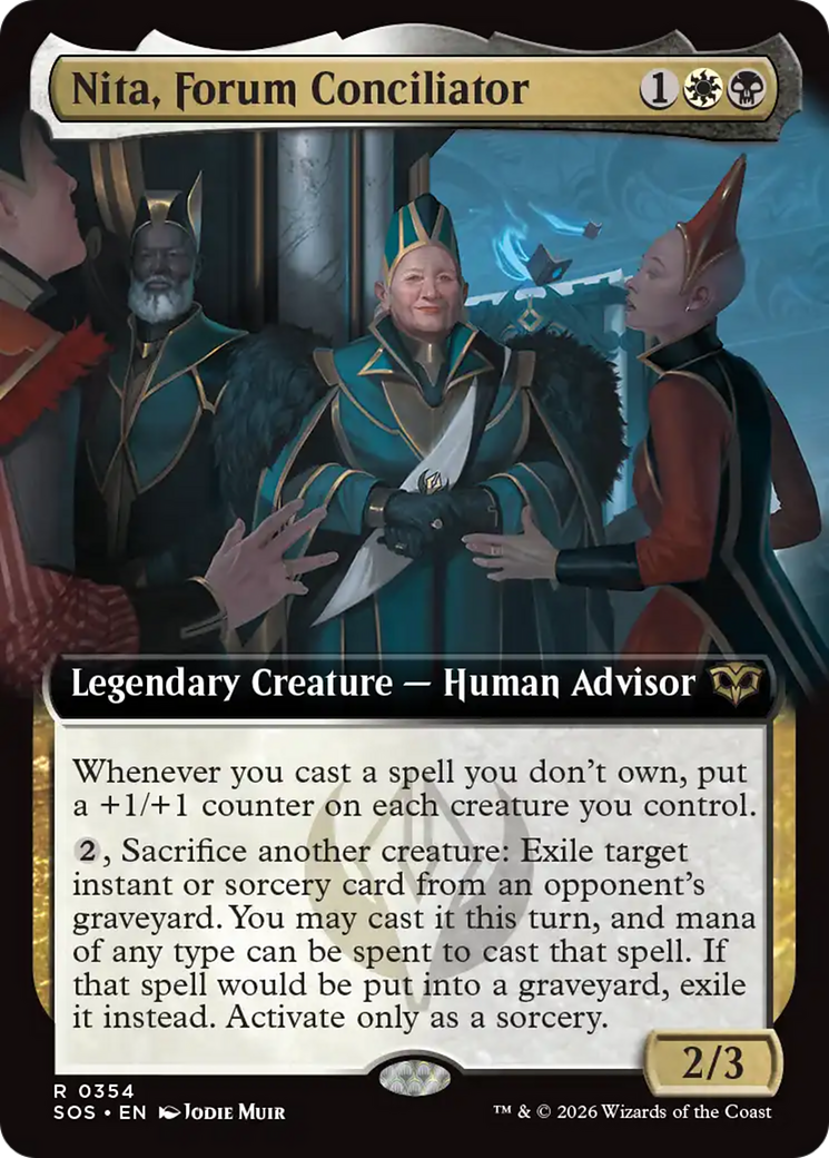 Nita, Forum Conciliator (Extended Art) [Secrets of Strixhaven] | Card Merchant Takapuna