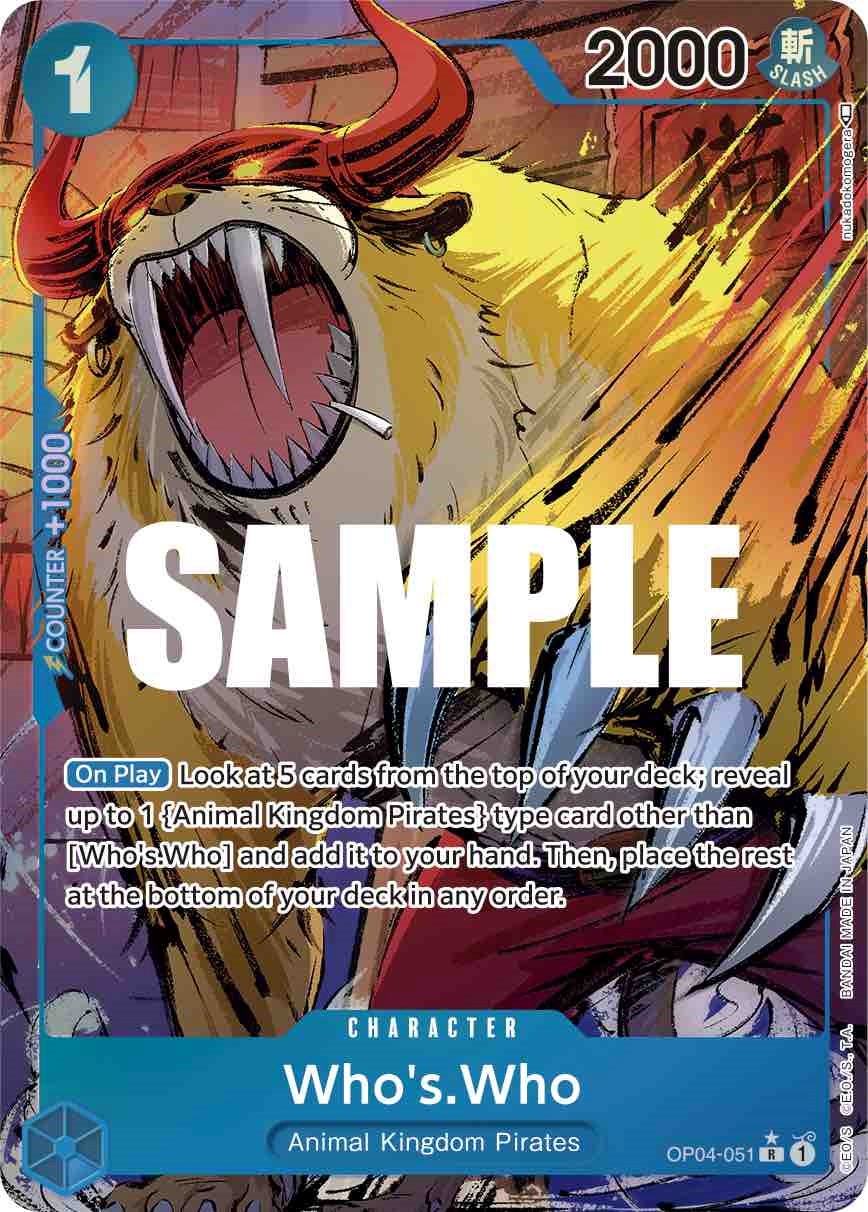 Who's.Who (Alternate Art) [Kingdoms of Intrigue] | Card Merchant Takapuna