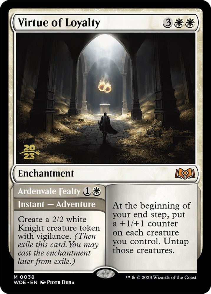 Virtue of Loyalty // Ardenvale Fealty (Promo Pack) [Wilds of Eldraine Promos] | Card Merchant Takapuna
