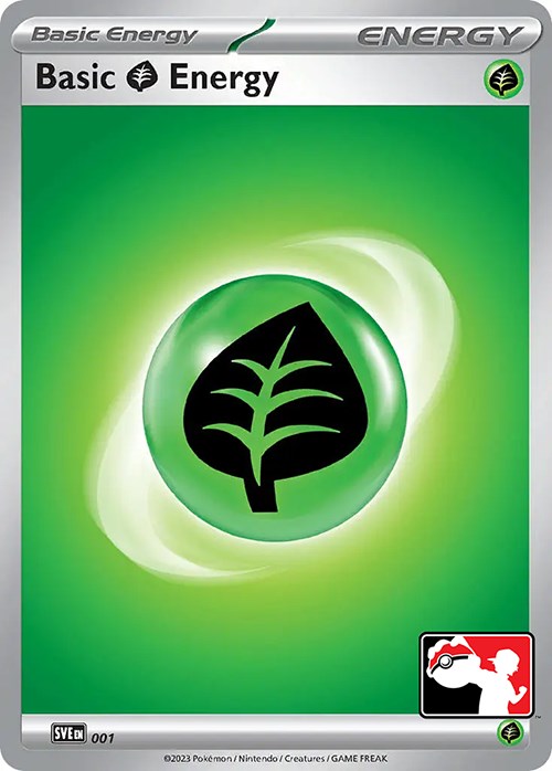 Basic Grass Energy (001) [Prize Pack Series Three] | Card Merchant Takapuna