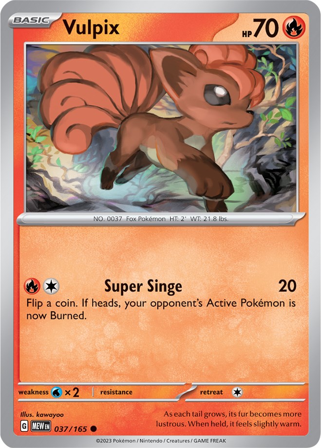 Vulpix (037/165) [Scarlet & Violet 151] | Card Merchant Takapuna