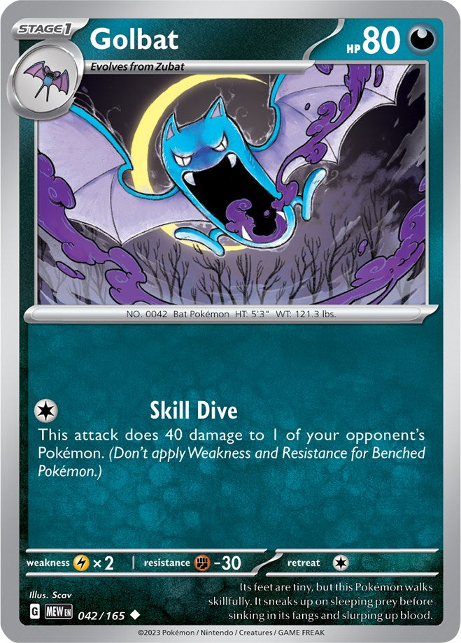 Golbat (042/165) [Scarlet & Violet 151] | Card Merchant Takapuna